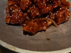 蒜香蜜汁排骨-绿茶餐厅(昌平悦荟店)