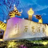 夜幕下的龙影-火锅城！