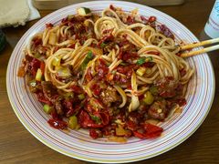 -歹歹的加个面过油肉拌面