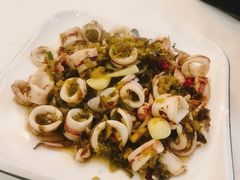酸菜炒鱿鱼-温岭人家(红花北路店)