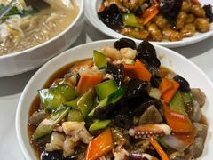 三鲜焖子-方城小吃店