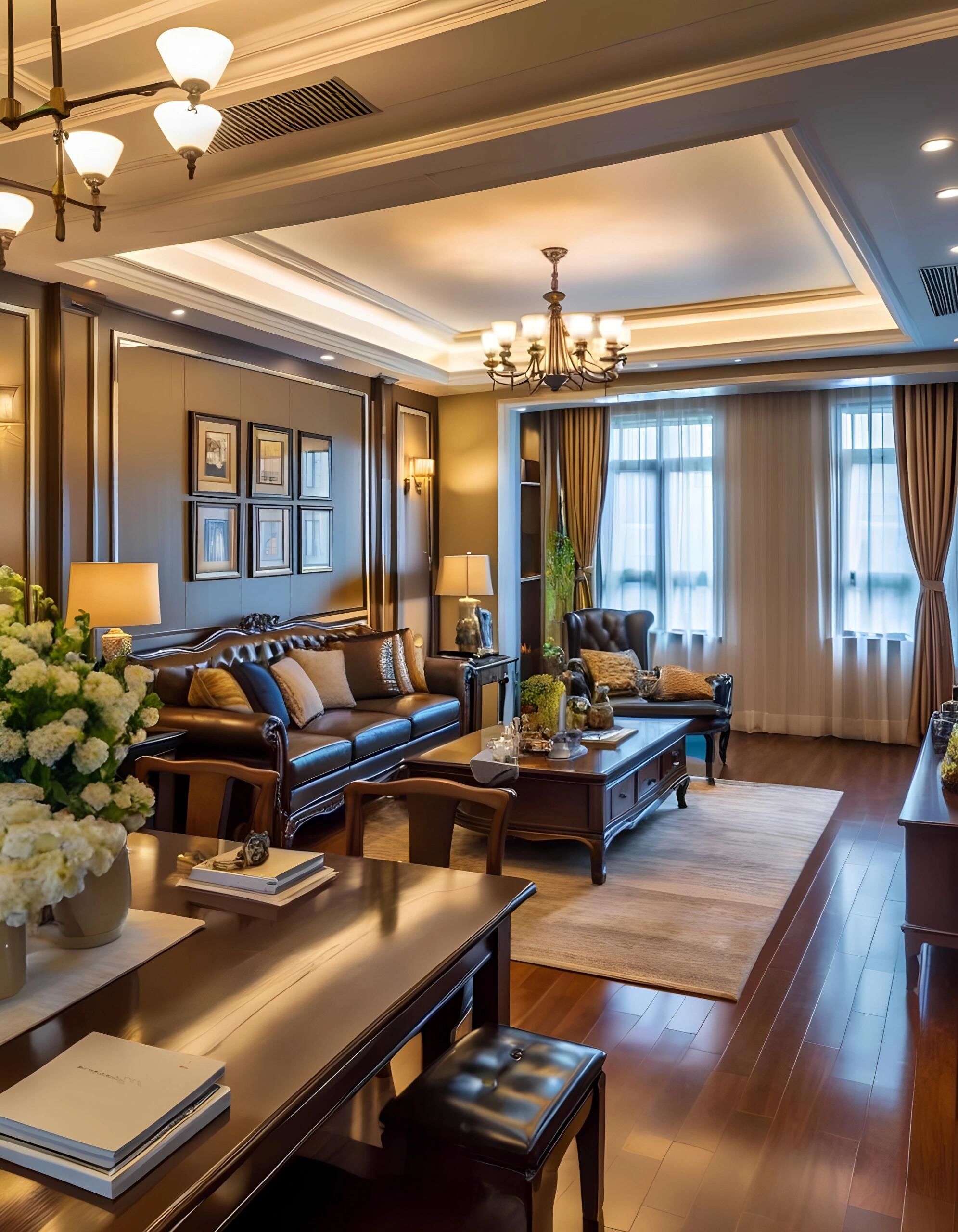 美式复古风:穿越时光的美式经典 美式复古装修风格,运用古朴材质,怀旧