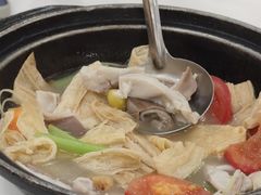 鲜茄腐竹煮新鲜猪肚-花好悦园酒家(大石店)
