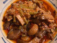 茄子醡回锅肉-怡得饭庄·宋大妈昆明菜·始于1996(滇池海埂大坝店)