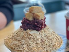 红豆粘糕雪冰-劳顶笨咖啡(益华广场店)