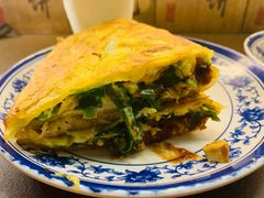 韭菜蛋饼-老客满蛋饼(双塔市集店)