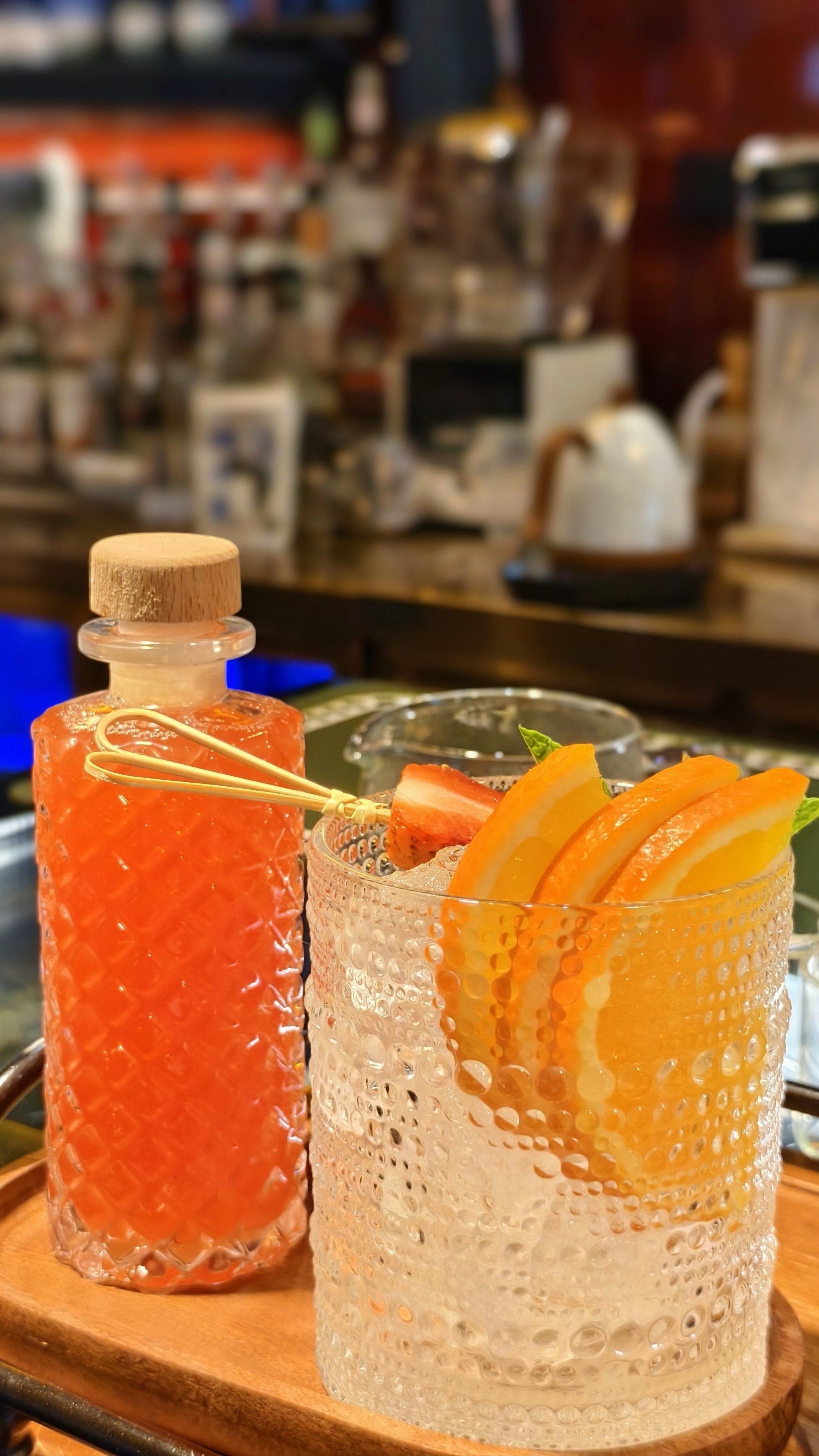 土餐厅里的饮品颜值很高呢