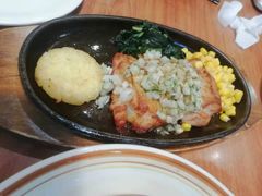 莫里塞风味蒜香鸡排-萨莉亚意式餐厅(国和1000店)