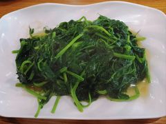 清炒豌豆尖-灯盏窝餐厅