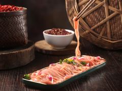 冰镇鲜鸭肠-香天下生态园林火锅