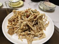 干炸茶树菇-老四川平头酸菜鱼(衙前店)