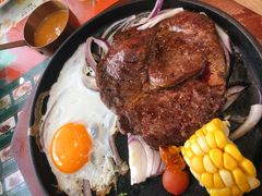 铁板肉眼牛扒-添利·香港茶餐厅·下午茶(雪象店)