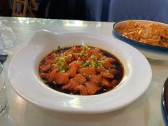 捞汁三文鱼-小郭私房菜·海肠捞饭店(学士街店)