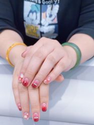 -手牵手美甲