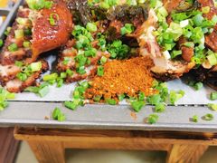 烤肉烤鸡双拼-绿茶餐厅(成都大悦城店)