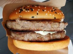 双层安格斯MAX厚牛芝士堡-麦当劳(布吉罗岗路店)