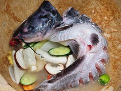 鲜椒紫苏汤锅-云海肴云南菜·蒸汽石锅鱼(龙湖上城店)