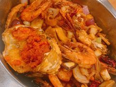 香辣蟹炒菜-秦记香辣蟹(松榆里店)