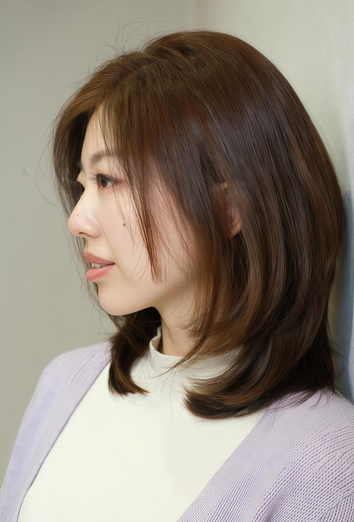 中长发的清新日常