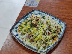 糟菜肉丝炒粉干-福州人铭小吃