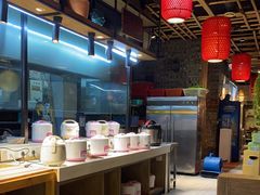 自助取餐区-廖师傅大蒜炒腊肉(袁家岭店)
