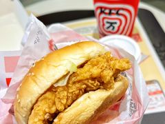 香辣鸡腿堡-肯德基(蓝桥店)