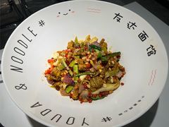 小脸大碗牛蛙干拌面-友达面馆(广州总店)
