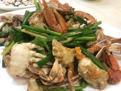 姜葱炒三点蟹-万山楼海鲜酒家·二十三年老字号
