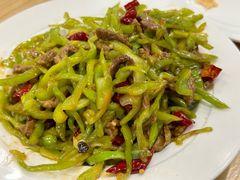 尖椒肉丝-西部马华清真兰州牛肉面·烧烤夜市(上地店)