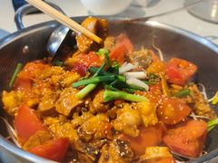 -贵州辣子鸡番茄鸡