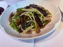 茭白炒现划鳝丝-玫瑰厅上海菜(兴国路店)