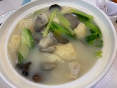 杂菌煮自制鱼腐-清心鸡沙田乳鸽店·非遗传承(石溪店)