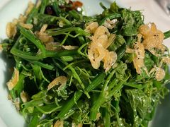 香酥虾皮丝瓜尖-小吊梨汤·北京菜·烤鸭(鸟巢店)