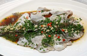 Scallion Oil White Flower Fish