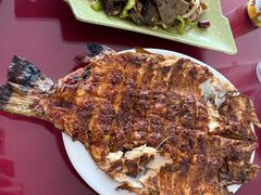 -北京龙庆四季香农家饭庄·灶台鱼·碳烤虹鳟鱼(龙庆峡店)