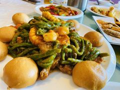 长豆角烧茄子-黄家饺子东北特色菜馆(湖滨商业街店)