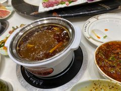 -清真欣思路鲜切涮烤自助火锅