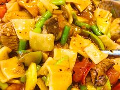 牛肉炒面片-臻老板牛肉面(光华路SOHO店)