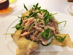 芝麻手撕雞-景月阁空中食府(希尔顿酒店)