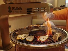 肥肠包大葱-闻老头·菊花炭烤肉(D11店)