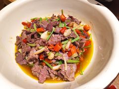 菜籽油炒衡东黄牛肉-老湘村·湖南土菜(天河维多利店)