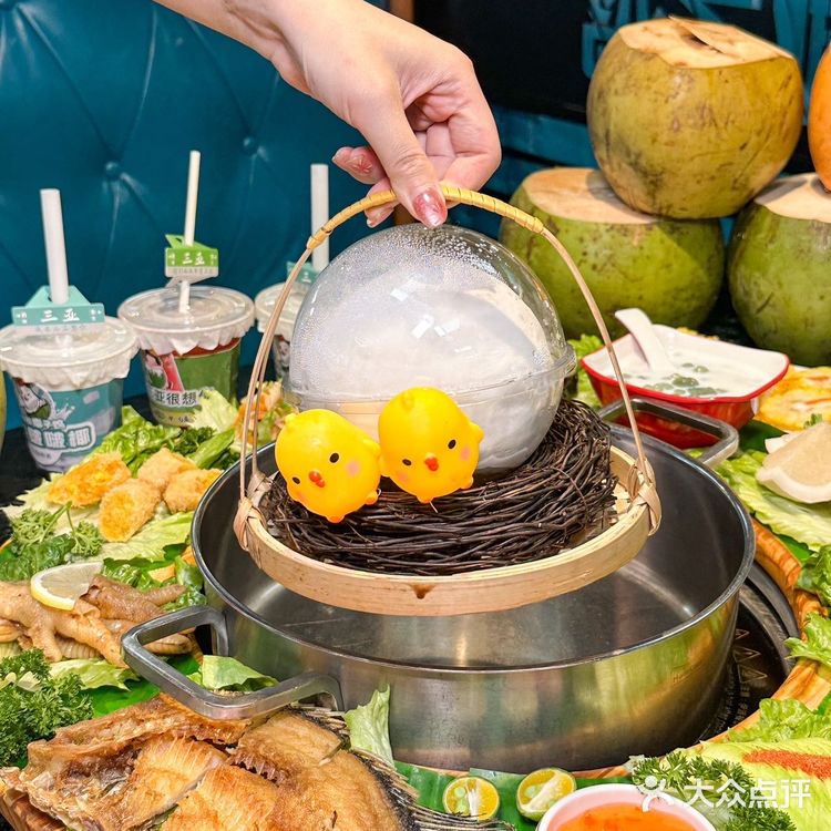 在三亚!!5天吃了3次的椰子鸡!好好吃!