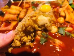 甜辣无骨炸鸡-包装马车·韩国料理·포장마차