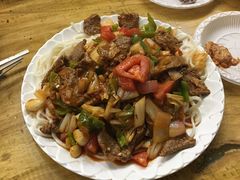 家常拌面-布尔津河堤夜市