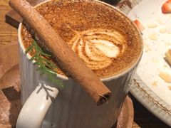肉桂焦糖拿铁-懒鱼时光馆(沙坪坝店)