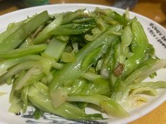 生炒水东芥菜-菠菜美食