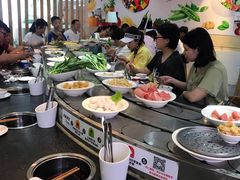 自助取餐区-咕叽咕叽自助烤肉小火锅(西城广场购物中心店)