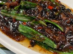 豆豉鲮鱼油麦菜-台北楚楚园馅饼粥(虹桥南丰城店)