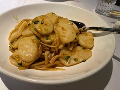 黄芽菜肉丝炒年糕-玫瑰厅上海菜(兴国路店)