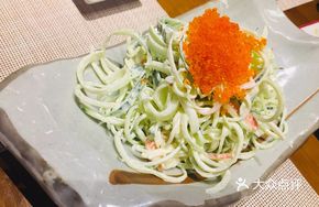 Crab Roe Cucumber Salad